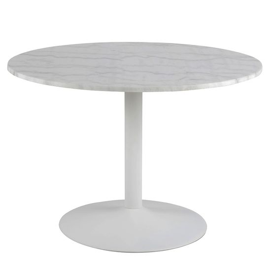 Design Scandinavia Jedálenský stôl s mramorovou doskou Tenerife, 110 cm