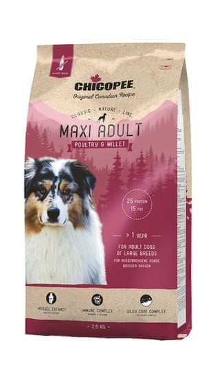 Chicopee Classic Nature Maxi Adult Poultry & Millet 15 kg