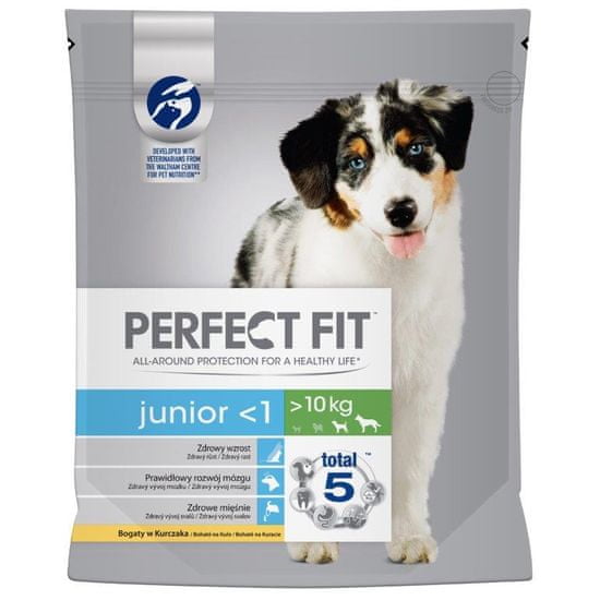 Perfect fit Dog granule Junior kuřecí M/L 1,4 kg