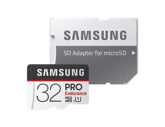 SAMSUNG micro SDHC 32GB PRO Endurance + SD adaptér (MB-MJ32GA/EU)