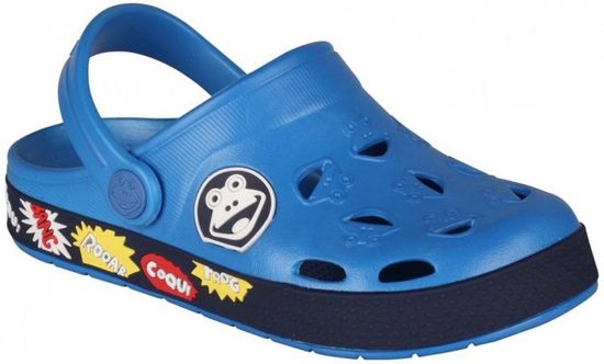 Coqui Chlapčenské sandále Froggy modrá