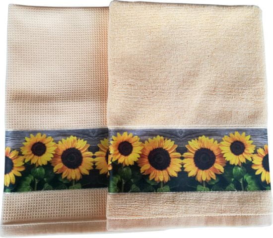 Framsohn Sada kuchynského uteráka a utierky, Sunflowers