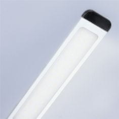 Solight LED stolná lampička stmievateľná, 11W, zmena chromatickosti, brúsený hliník, strieborná