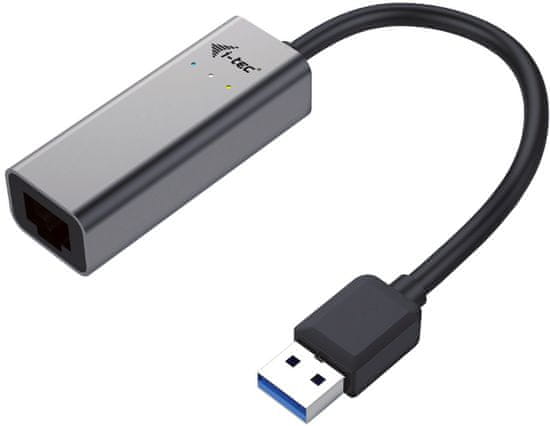 I-TEC USB 3.0 Metal Gigabit Ethernet Adaptér 1x USB 3.0 na RJ-45 LED U3METALGLAN