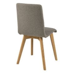 Design Scandinavia Jedálenská stolička Areta (Súprava 2 ks), sivá