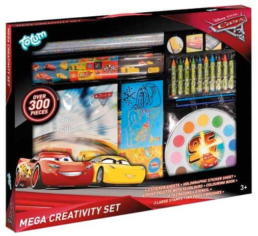 Disney Mega kreatívny set Cars 3