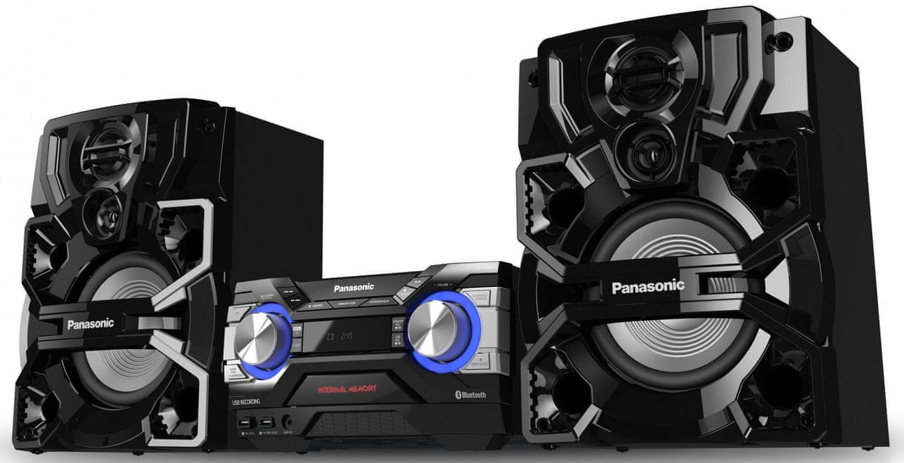 minisystém Panasonic SC-AKX660E-K usb mp3 sluchátkový výstup
