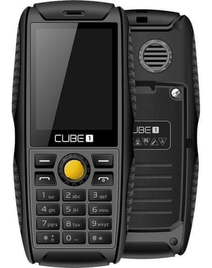 CUBE1 S200, Dual SIM, čierny