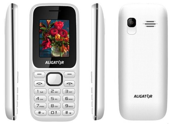 Aligator D200, Dual SIM, biely