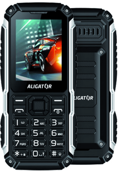 Aligator R30 eXtremo, Dual SIM, IP68, čierny
