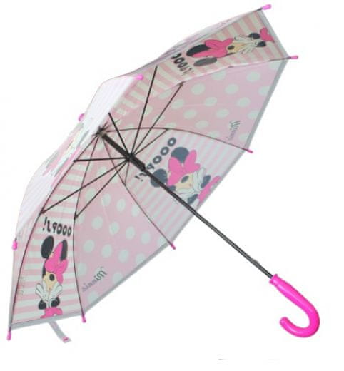 E plus M Dievčenské dáždnik Minnie - biely