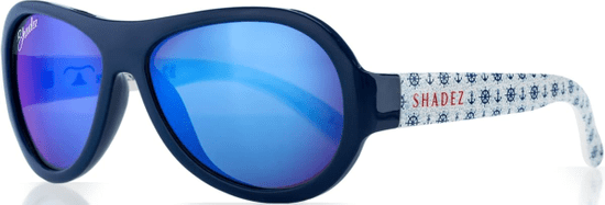 Shadez Chlapčenské slnečné okuliare Designers s kormidlami - modré