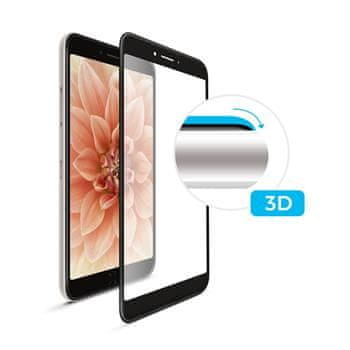 FIXED Ochranné tvrdené sklo 3D Full-Cover pre Apple iPhone 6/6S Plus, cez celý displej, čierne