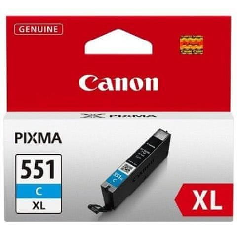 Canon CLI-551C, XL (6444B001), azúrová