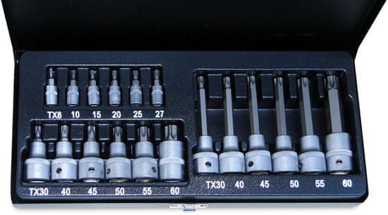 ATX Súprava nástrčných kľúčov 1/4 "a 1/2", 19 ks (141219 TB)
