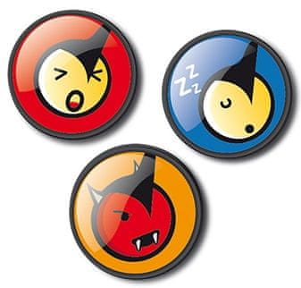 Nikidom Sada odznakov Roller Pins Emoticons Fun