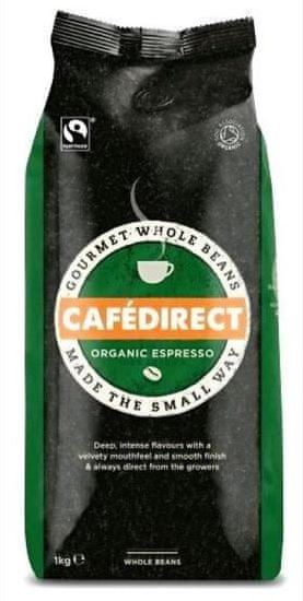 Cafédirect BIO Espresso zrnková káva 1kg