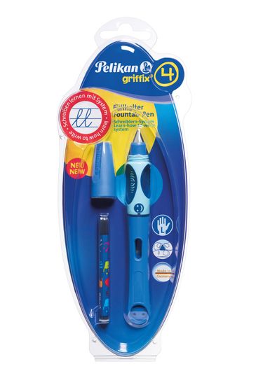 Pelikan Bombičkové pero pre ľavákov Griffix 4 modré