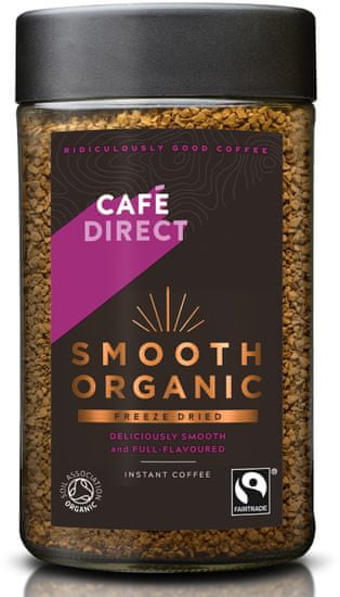 Cafédirect BIO Smooth Organic instantná káva 100g