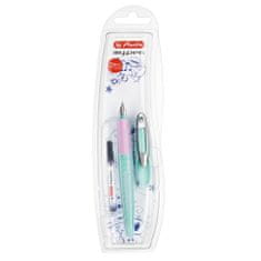Herlitz Bombičkové pero my.pen-M, mint/ružová