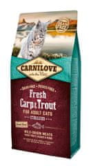 Carnilove Fresh Carp & Trout Sterilised for Adult cats 6 kg