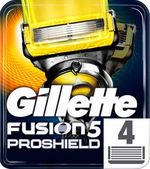 Gillette ProShield náhradné hlavice 4 ks