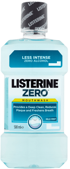 Listerine ZERO Mild Mint ústna voda 500 ml