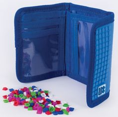 Pixie Crew Dino pixelová peňaženka modrá