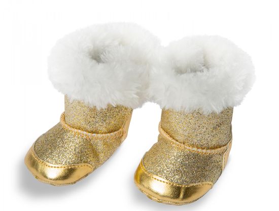 Heless Topánky zimné zlaté 38-45 cm