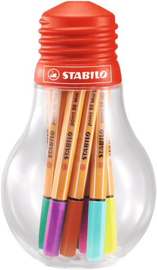 Stabilo Liner Point 88 mini Colorful Ideas, 12 farieb, 0,4 mm