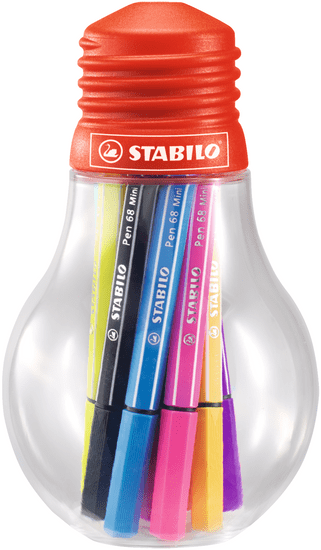 Stabilo Pen 68 Mini Colorful Ideas, 12 farieb, 1 mm