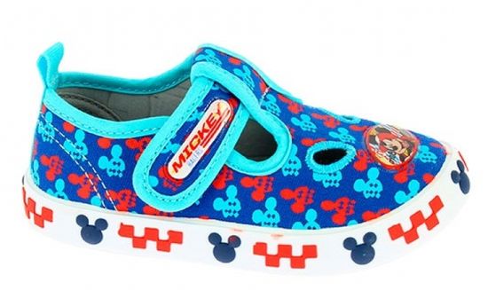 Disney by Arnetta Chlapčenské papučky Mickey Mouse modrá