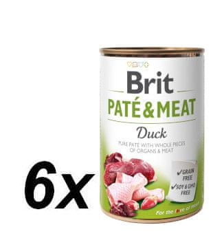 Brit Paté & Meat Duck 6 x 400g