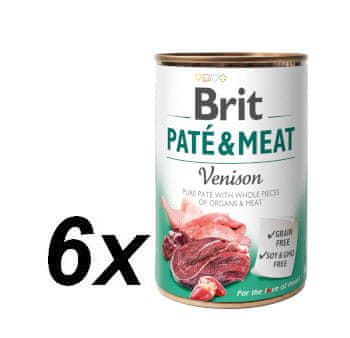 Brit Paté & Meat Venison 6 x 400g