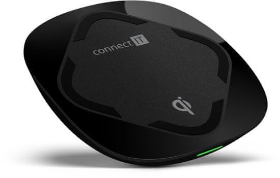 Connect IT Qi CERTIFIED Fast bezdrôtová nabíjačka, 10 W, čierna CWC-7500-BK - použité
