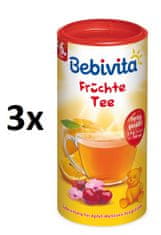 Bebivita Ovocný čaj-instantný, 3 × 200g