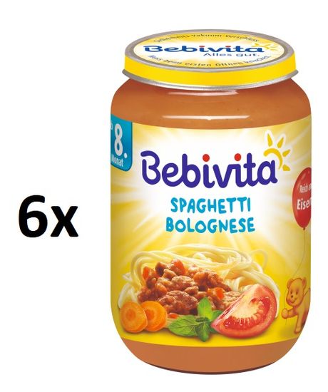Bebivita Bolonské špagety - 6x220g