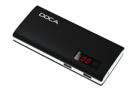 DOCA Technology Co. Powerbanka 13000mAh QC čierna D566BQ