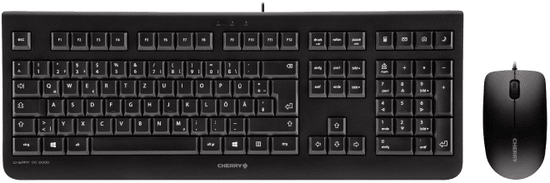 Cherry set klávesnica a myš DC 2000, CZ, čierna (JD-0800CS-2)