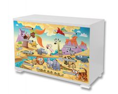 Dimex Nálepky na nábytok - Zvieratá na púšti, 85 x 125 cm