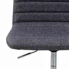 Design Scandinavia Pracovná stolička Samantha, sivá