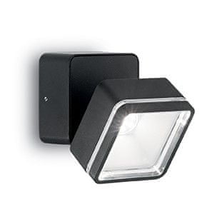 Ideal Lux Vonkajšie bodové LED svietidlo Omega Square AP1 nero 165370 čierne