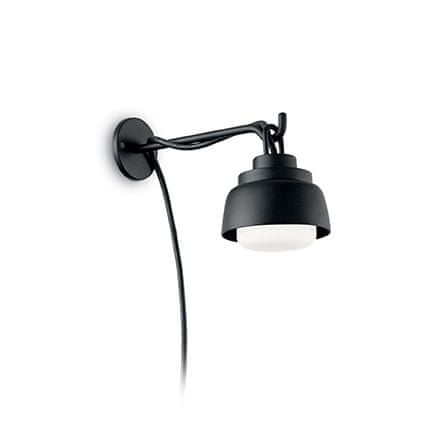 Ideal Lux Vonkajšie nástenné LED svietidlo Marmalade AP1 nero 160603 čierne