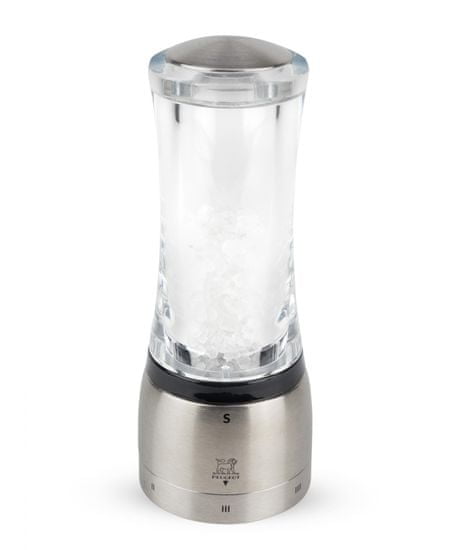 Peugeot DAMAN mlynček na soľ 16 cm akryl/nerez
