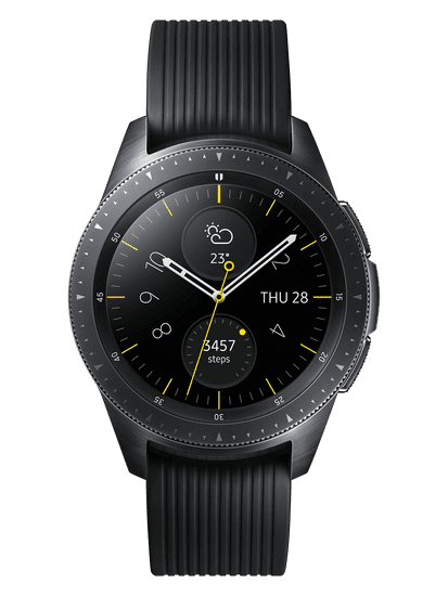 SAMSUNG Galaxy Watch 42mm, Midnight Black (SM-R810NZKAXEZ)