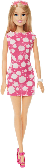 Mattel Barbie Blondínka v ružových šatách