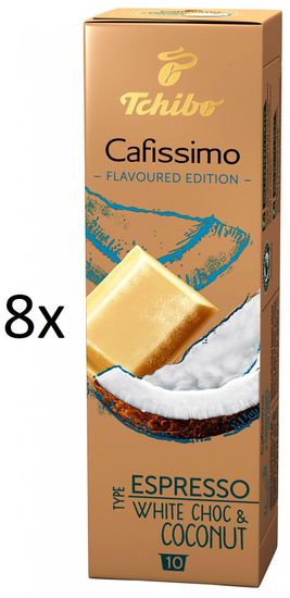 Tchibo Cafissimo Espresso White chocolate & Coconut, 8x10 kapsúl