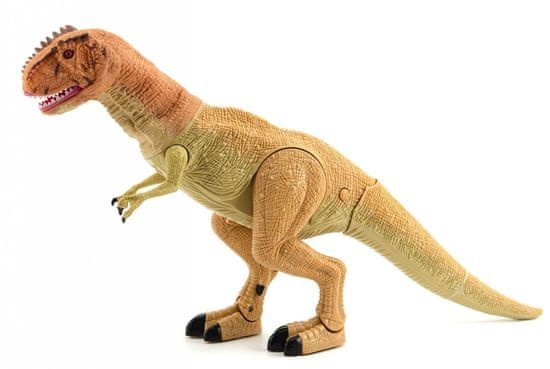 Teddies Dinosaurus chodící plast 45cm na baterie se světlem a zvukem