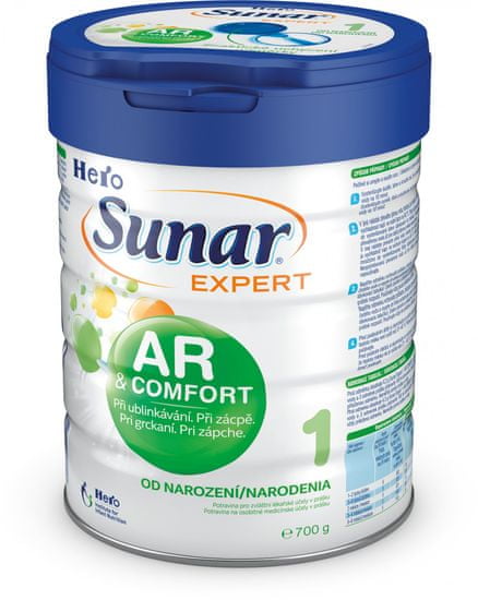Sunar dojčenské mlieko Expert AR/AC - 700g