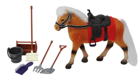 Mac Toys Kôň 18 cm s príslušenstvom